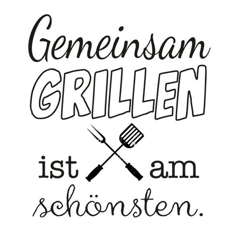 20 Servietten Gemeinsam Grillen - ist am Schönsten 33x33cm