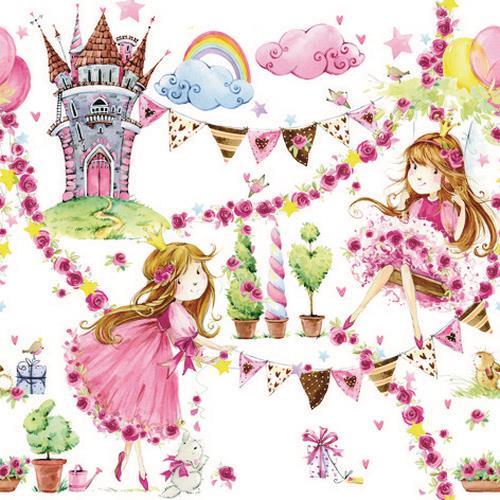20 Servietten Fairy Tale Princess – Einmal Prinzessin sein 33x33cm