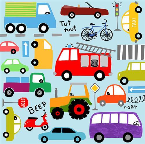 20 Servietten Rush Hour - Straßenverkehr 33x33cm