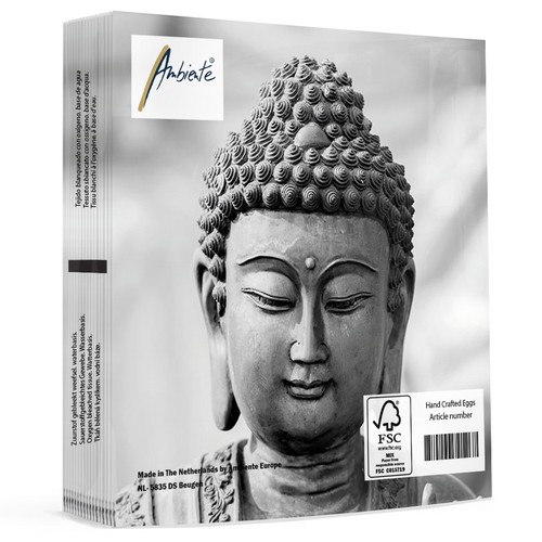 20 Servietten Buddha Head - Kopf des Buddha 33x33cm
