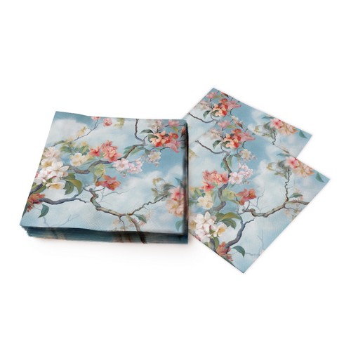 20 Servietten Equador - Himmlische Blumen 33x33cm