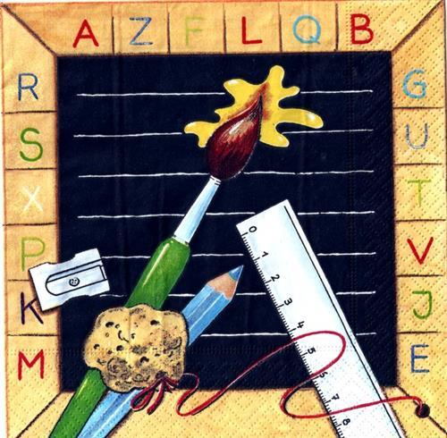 RP 20 Servietten ABC 33x33cm