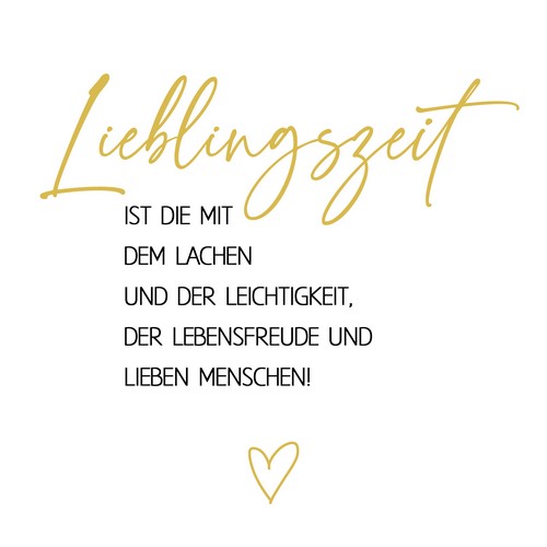 20 Servietten Lieblingszeit - Mit lieben Menschen 33x33cm
