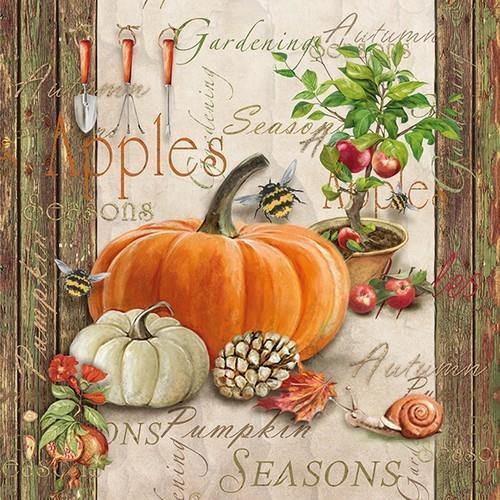 20 Servietten Autumn Gardening – Garten zur Herbstzeit 33x33cm