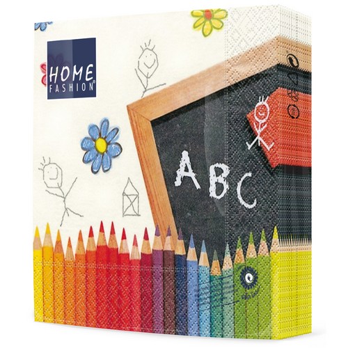 Servietten ABC Schulanfang bunt