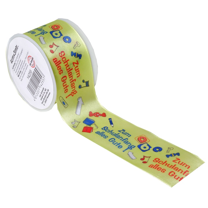 Geschenkband Schulanfang 4cm x 3m