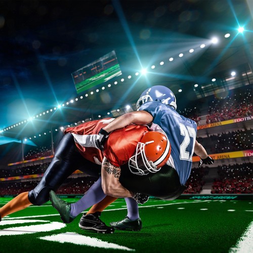 20 Servietten American Football Time 33x33cm