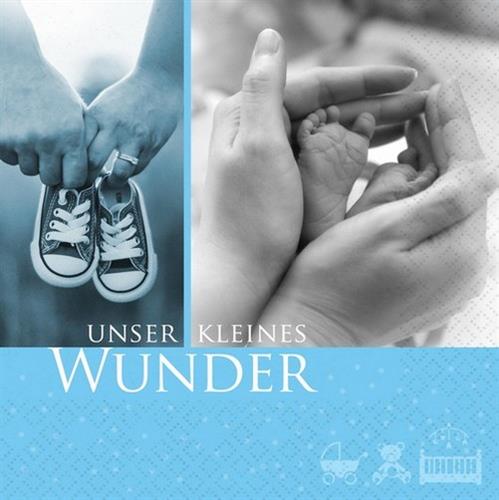 20 Servietten Happy Moments Boy - Kleines Wunder 33x33cm