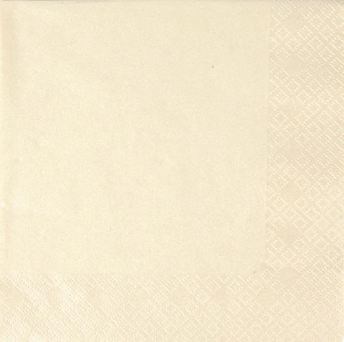 20 Servietten Modern Colours elfenbein 33x33cm