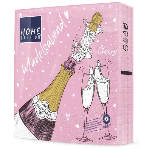 20 Servietten Mädelsabend - Mädelszeit 33x33cm