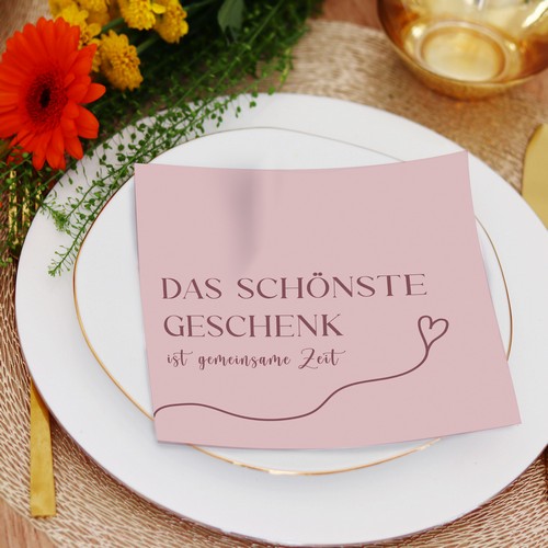 20 Servietten Zeit