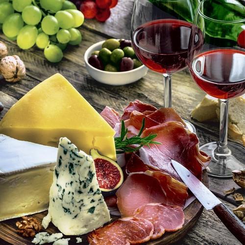 20 Servietten Antipasti - Tisch voller Vorspeisen 33x33cm