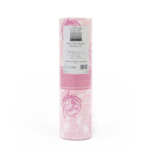 Tischläufer Cottone Plus Cloe rosa 40cm x 24m