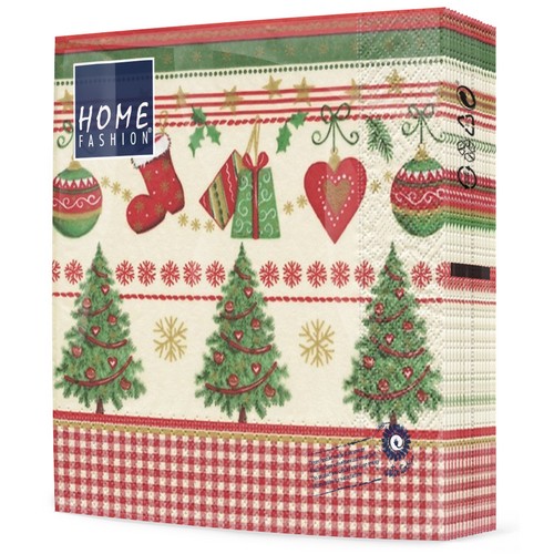 20 Servietten Traditional Christmas - Weihnachten mit Tradition 33x33cm