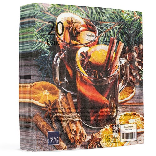20 Servietten Glogg - Glühwein frisch zubereitet 33x33cm