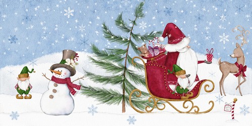 20 Servietten At the North Pole - Auf zum Nordpol 33x33cm