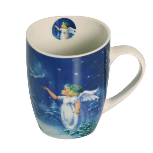 Tasse aus Porzellan Angel with Dove - Magischer Engel mit Taube 0,32L, Höhe 10,5cm