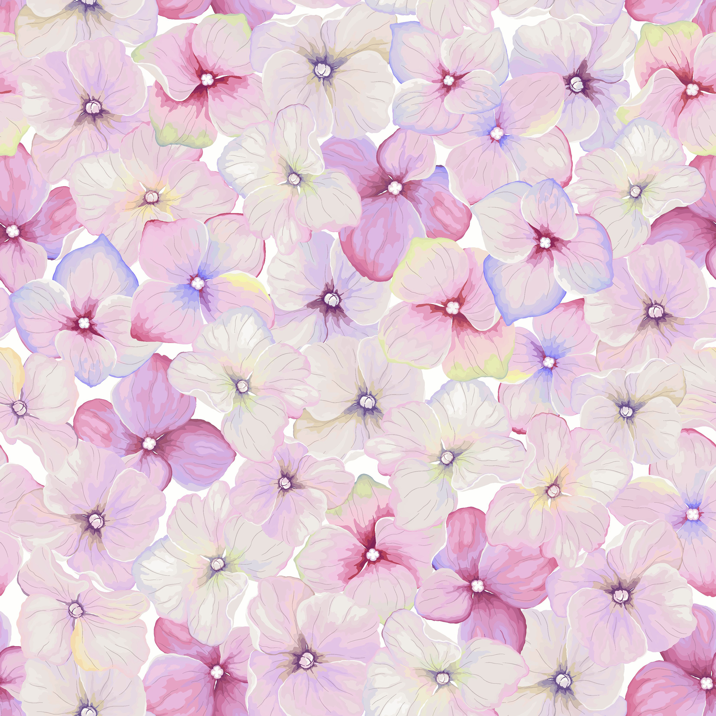 20 Cocktailservietten Small Blossoms – Überall kleine Frühlingsblüten 24x24cm