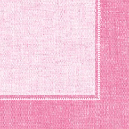 50 Servietten Cottone Dinner Linum rosa 40x40cm