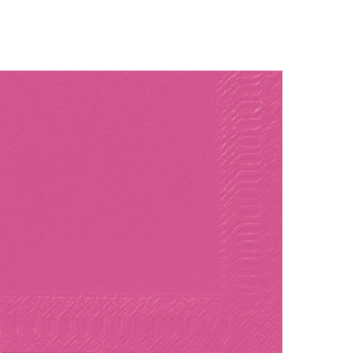 20 kleine Cocktailservietten Fuchsia - fuchsia 25x25cm