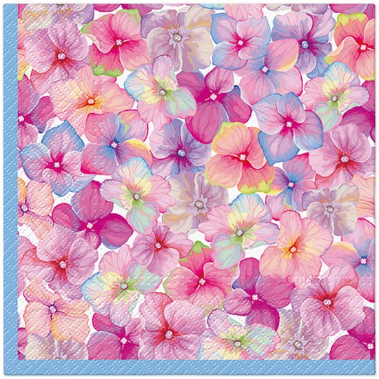 20 Servietten Flower Explosion - Unzählige, kleine Blüten 33x33cm