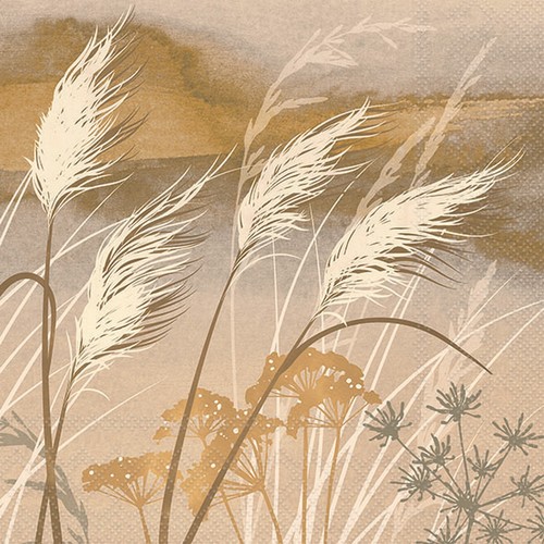 20 Servietten Waving Gras - Wehende Gräser 33x33cm