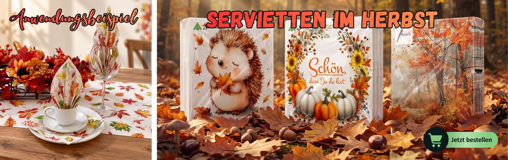 Servietten Herbst 2026
