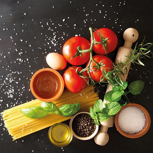 20 Servietten Italian Food - Italienische Pasta 33x33cm