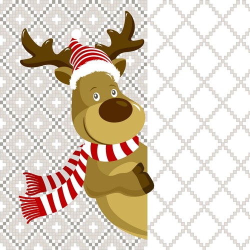20 Servietten Reindeer Fun - Spaßiges Rentier 33x33cm