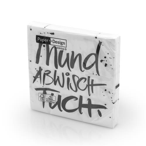 20 Servietten Mundabwischtuch 33x33cm