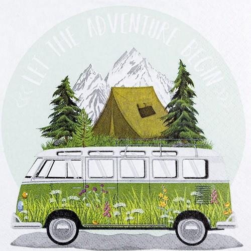 20 Servietten Adventure - Auf ins Abenteuer 33x33cm