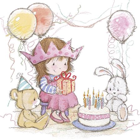 Servietten Pincess Party 33x33cm