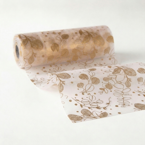 Tischläufer aus Vlies Eucalyptus - Eukalyptus 15cm x 15m