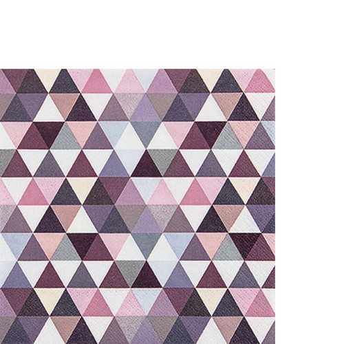 20 kleine Cocktailservietten Caleidoscope Intensive - Kaleidoscope lila 25x25cm