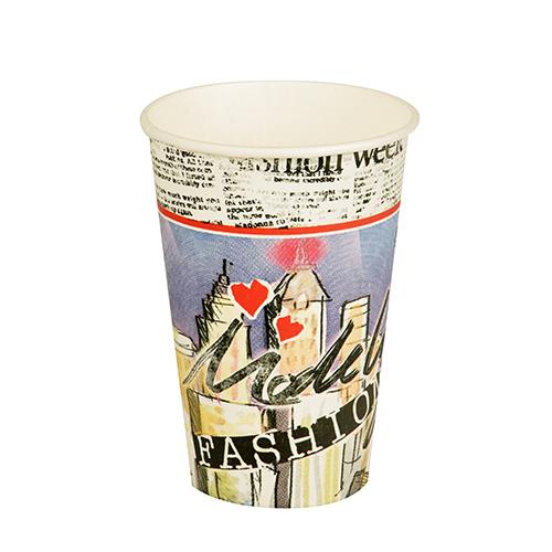 10 Pappbecher Magic Experience Fashion Girl - Modetrend 0,2l, H9,7 x Ø7cm