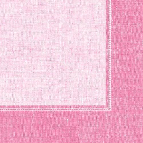 50 Servietten Cottone Dinner Linum rosa 40x40cm