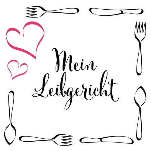20 Servietten Leibgericht - Mein Leibgericht  33x33cm