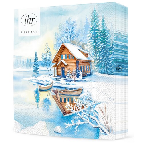 20 Servietten The Lake House - Hütte am Wintersee 33x33cm