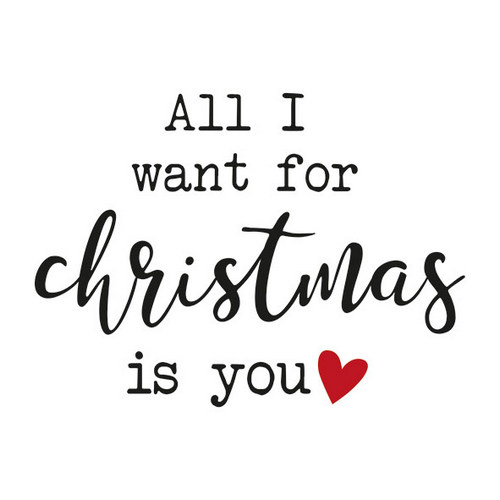 20 Servietten All I want - Weihnachten nur mit Dir 33x33cm