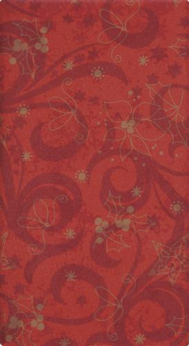Mitteldecke Classical Christmas red - klassische Weihnachten rot 80x80cm