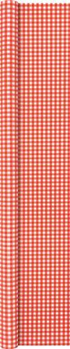 Tischtuchrolle Karo red - Karo rot 500x120cm