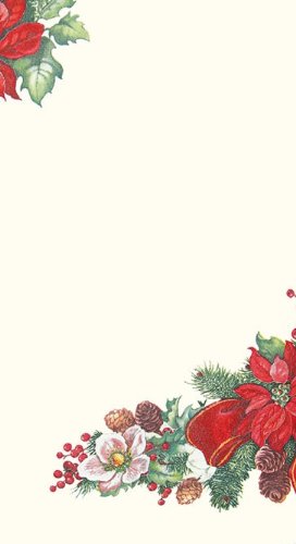 Mitteldecke Christmas wreath - Adventskranz 80x80cm