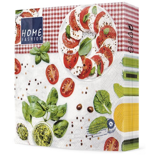 20 Servietten Caprese 33x33cm