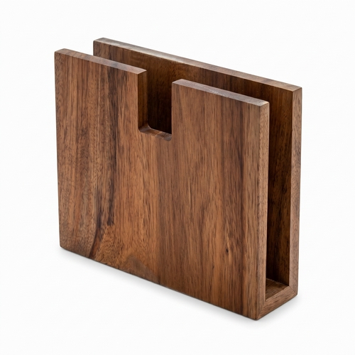 Serviettenhalter Pure - Natur aus Akazienholz,, für die Größen 25x25cm, 33x33cm, Maße:16,5x12cm