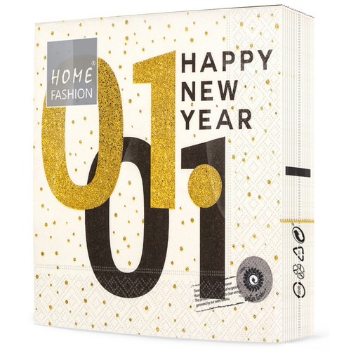 20 Servietten New Year Ahead - Jahreswechsel 33x33cm