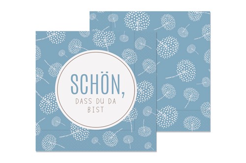 20 Servietten Pusteblume - Schön mit Pusteblumen 33x33cm