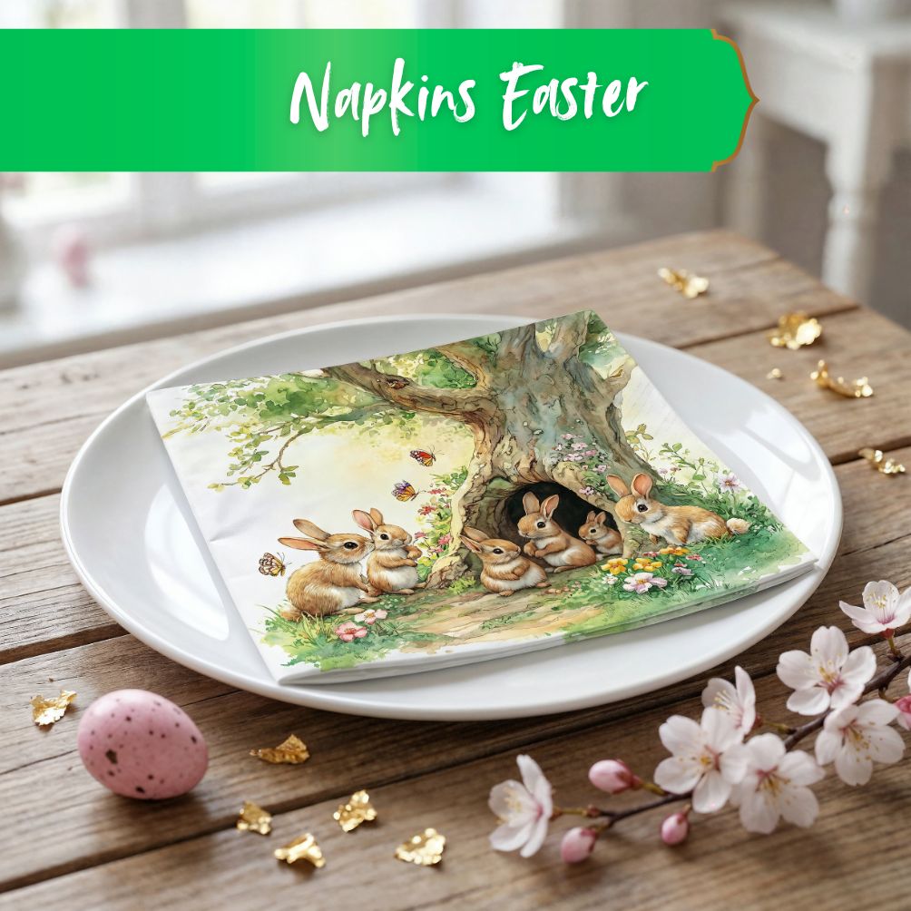 Napkins Easter mobil