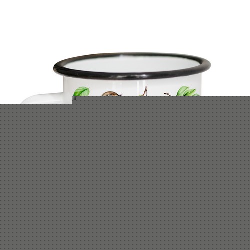 Emailletasse Lovely Birds - Heimische Vögel 0,3L, Höhe 8cm