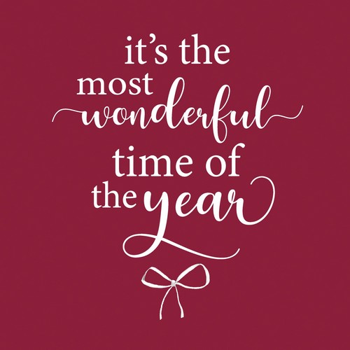 20 Servietten Wonderful time - Beste Zeit 33x33cm