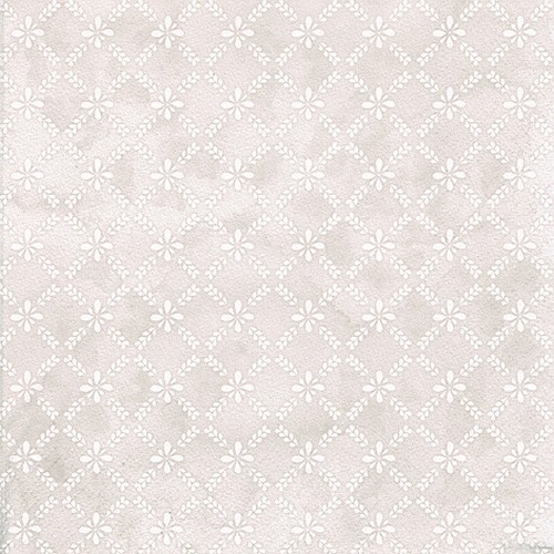 20 Servietten Maria taupe - Florales Gittermuster taupe 33x33cm
